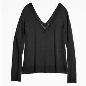 NWT Calypso St. Barth Gylden Cashmere Double V-Neck, XS